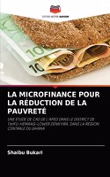 Microfinance Pour La Réduction de la Pauvreté