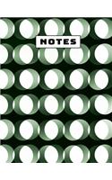 Off-Center Circle Design Notebook