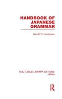 Handbook of Japanese Grammar