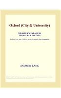 Oxford (City & University) (Webster's Japanese Thesaurus Edition)