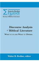 Discourse Analysis of Biblical Literature