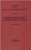 Multipliers, Positive Functionals, Positive-definite Functions, and Fourier-Stieltjes Transforms