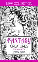 Fantasy Creatures Coloring Book