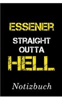 Essener Straight Outta Hell Notizbuch