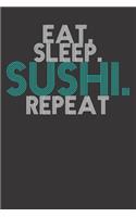 Sushi Notizbuch Notizblock