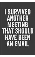 I Survived Another Meeting That Should Have Been an Email