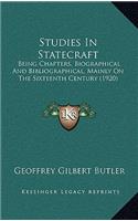 Studies In Statecraft