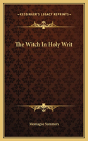 Witch In Holy Writ