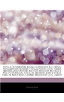 Articles on Royal Leicestershire Regiment Officers, Including: Richard Montgomery, Thomas Picton, John Forbes (British Army Officer), Richard Prescott
