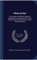 What we Eat