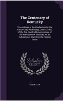 The Centenary of Kentucky