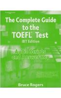 Complete Guide to TOEFL Audio Scripts with Answer Key: Audio Script and Answer Key
