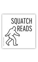 Sasquatch Reads Sticker: (LoveLit)