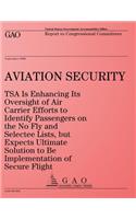 Aviation Security: TSA Is Enhancing Its Oversight of Air Carrier Efforts to Identify Passengers on the No Fly and Selectee Lists, but Expects Ultimate Solution to Be I(English)