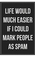 Life Would Much Easier If I Could Mark People As Spam