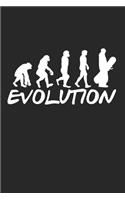 Evolution: Snowboard College Ruled Notebook (6x9 inches) with 120 Pages For Snowboarders