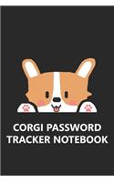 Corgi Password Tracker Notebook