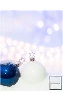 Christmas Time Lined Notebook Writing Pad Sketchbook