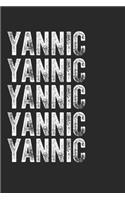 Name YANNIC Journal Customized Gift For YANNIC A beautiful personalized