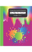 Primary Story Journal Composition K-2 (Halloween Slime Edition)