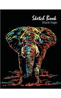 Sketch Book Black Page