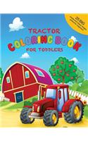 Tractor Coloring Book For Toddlers