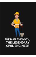 The Man, the Myth, the Legendary Civil Engineer: are a very essential part for taking notes, as a diary, writing thoughts and inspirations, tracking your goals, for homework, planning and organizin