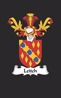 Leitch: Leitch Coat of Arms and Family Crest Notebook Journal (6 x 9 - 100 pages)