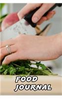 Food Journal: Food Journal/Food Diary/Diet Journal Notebook, exercise daily,110 Pages - 6" x 9", Glossy cover.(8 Food)