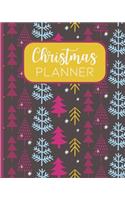 Christmas Planner: The Ultimate Holiday Organizing Journal for Stress-Free Planning! Track Shopping, Gifts, Parties, Movies to Watch, Recipes and so much MORE! 8 x 10 