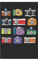 Retro Camera Gift Lined Notebook