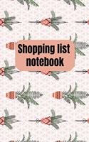 Shopping List Notebook
