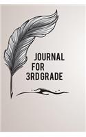 Journal For 3rd Grade: 120 Page Blank Line Journal & Diary Gift