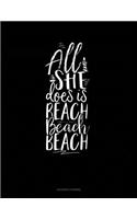 All She Does Is Beach Beach Beach: Accounts Journal