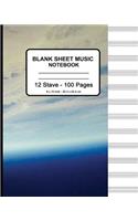 Blank Sheet Music Notebook: Planet Earth