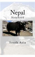 Nepal: Notebook, 150 Lined Pages, Softcover, 6" x 9"