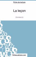 leçon - Ionesco (Fiche de lecture)