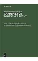 FamilienrechtsausschuÃ?. UnterausschuÃ? FÃ¼r Eheliches GÃ¼terrecht
