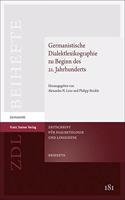 Germanistische Dialektlexikographie Zu Beginn Des 21. Jahrhunderts
