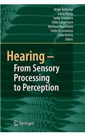 Hearing - From Sensory Processing to Perception