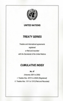 Treaty Series Cumulative Index No. 47: (Treaty Series Cummulative Index)