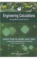 Engineering Calculations using Microsoft Excel