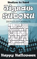 Medium to Hard Jigsaw Sudoku Happy Halloween