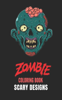 Zombie Coloring Book: Black Background:: Midnight Edition Zombie Coloring Pages for Everyone, Adults, Teenagers, Tweens, Older Kids, Boys, & Girls,