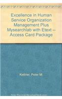 Excellence in Human Service Organization Management Plus Mysearchlab with Etext -- Access Card Package