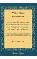 Auditor's Report of the Receipts and Expenditures and Financial Condition of the Town of Wells: Together With the Report of Superintendent of Schools, Also Vital Statistics and Condensed Inventory of Taxable Property, for the Year Ending February 1