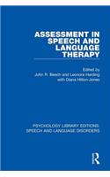 Assessment in Speech and Language Therapy