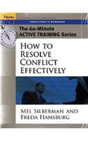 How to Resolve Conflict Effectively