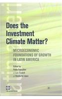 Does the Investment Climate Matter?