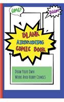 Blank Airbrushing Comic Book